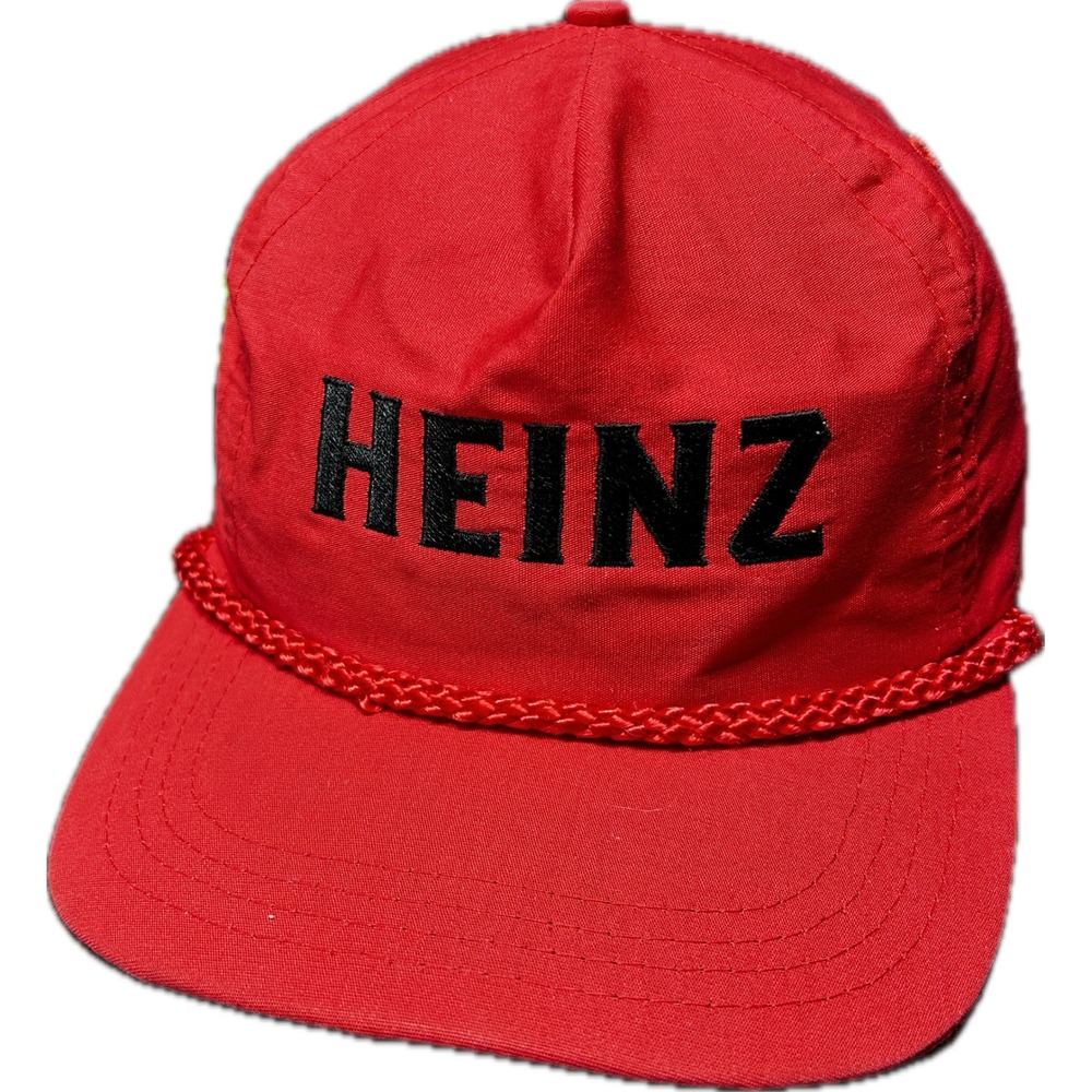 Heinz Baseball Cap‎ Vintage Mens OSFA Red Sportcap Ketchup Promo Gorpcore 1980s